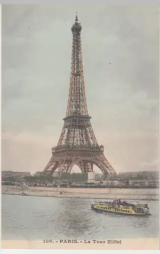 (59246) AK Paris, La Tour Eiffel, vor 1945