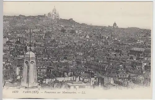 (59242) AK Paris, Panorama sur Montmarte, vor 1945
