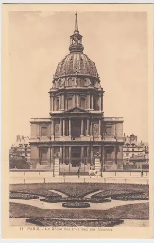 (59238) AK Paris, Le Dome des Invalides par Mansart, vor 1945