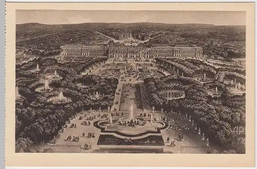 (59192) AK Versailles, Panorama du Chateau et des Jardins, vor 1945