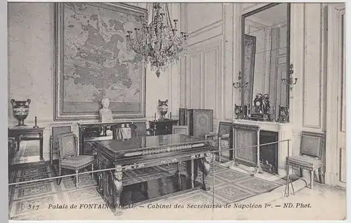 (59170) AK Fontainebleau, Palais, Cabinet Secrétaires de Napoléon I., vor 1945