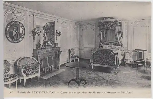 (59146) AK Petit Trianon, Chambre à coucher de Marie-Antoinette, vor 1945