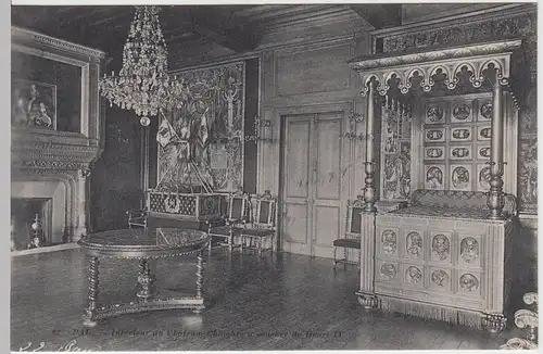 (59140) AK Pau, Chateau, Chambre à coucher de Henri IV., vor 1945