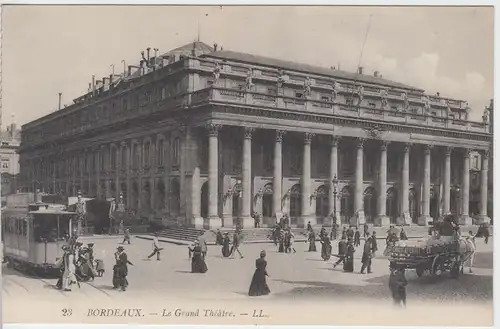 (59134) AK Bordeaux, Le Grand Théatre, vor 1945