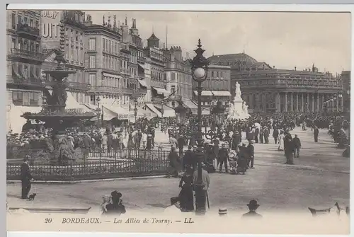 (59133) AK Bordeaux, Les Allées de Tourny, vor 1945