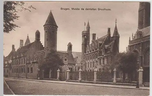 (59128) AK Bruges, Brügge, Musée de dentelles Gruuthuse, vor 1945
