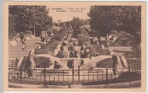 (59120) AK Brüssel, Bruxelles, Mont des Arts, vor 1945