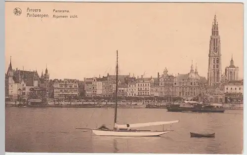 (59117) AK Anvers, Antwerpen, Panorama, vor 1945