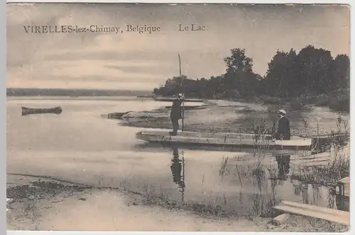 (59102) AK Virelles-lez-Chimay, Le Lac, vor 1945