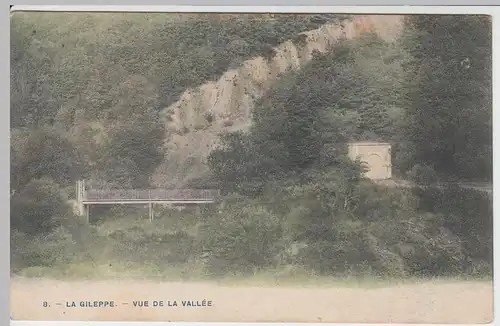 (59091) AK La Gileppe, vue de la Vallée, vor 1905