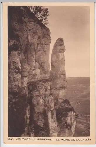 (59081) AK Mouthier-Haute-Pierre, Le moine de la vallée, vor 1945