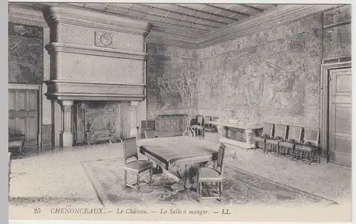 (59079) AK Chenonceaux, Le Chateau, La Salle à manger, vor 1945