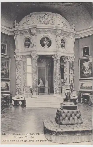 (59073) AK Chantilly, Chateau, Rotonde de la galerie de peinture