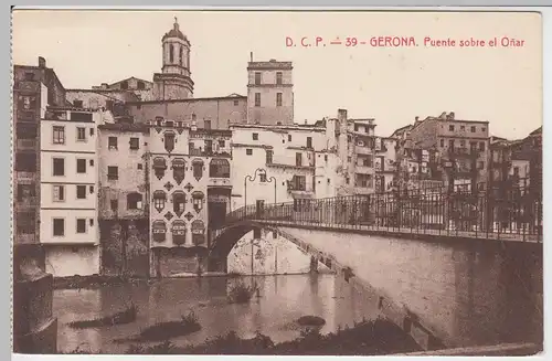 (59060) AK Gerona, Puente sobre el Onar, nach 1945