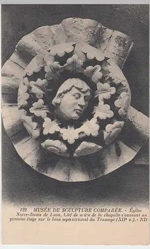 (58793) AK Pfeiler-Ornament a. Eglise Notre-Dame de Laon, vor 1945