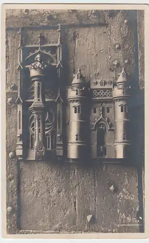 (58750) Foto AK Tor, kunstvoller Schloss-Beschlag, 1924