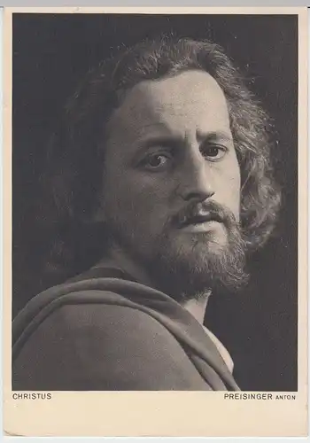 (58598) AK Passionsspiele Oberammergau, Christus Darsteller 1950
