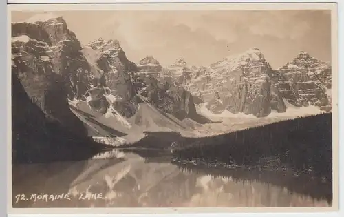 (58563) Foto AK Alberta, Banff-Nationalpark, Moraine Lake, vor 1945