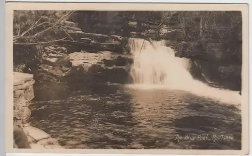 (58560) Foto AK The Blue Pool, Pontsarn, vor 1945