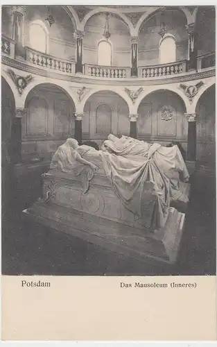 (58532) AK Potsdam, Mausoleum, Inneres, vor 1945