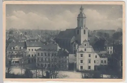 (58453) AK Glauchau, Blick vom Schlossturm n.d. Oberstadt, vor 1945