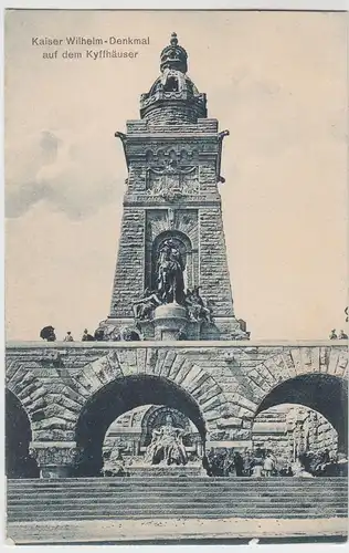 (58443) AK Kyffhäuser, Kaiser Wilhelm Denkmal, vor 1945