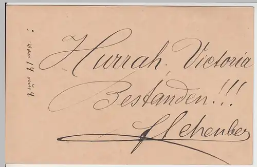 (58183) Ganzsache Bayern um 1900