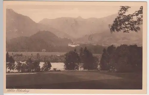 (57780) AK Lenggries, Blick auf Schloss Hohenburg, vor 1945