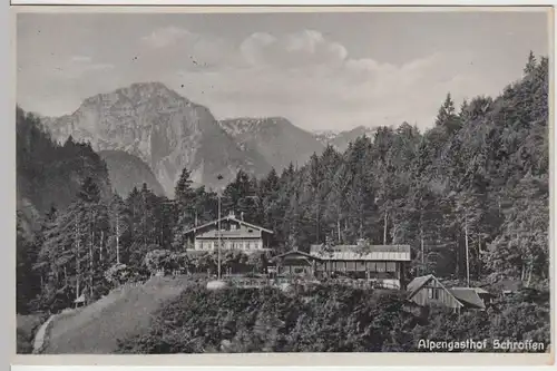 (57777) AK Bad Reichenhall, Alpengasthof Schroffen 1934