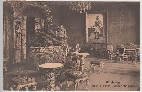 (57740) AK Wiesbaden, Neues Kurhaus, Konversationssaal 1908
