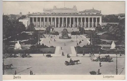 (57728) AK Berlin, Lustgarten, Altes Museum, Denkm. Fr. Wilhelm III., 1905