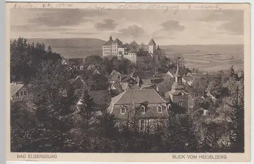 (57664) AK Elgersburg, Schloss, Dorfkirche St. Nikolaus 1926