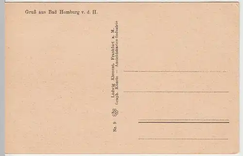 (57661) AK Bad Homburg vor der Höhe, Schloss, Erlöserkirche, vor 1945