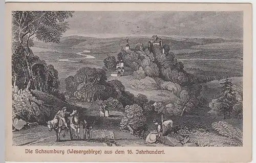 (57626) Künstler AK Rinteln, Schaumburg, Wesergebirge, vor 1945