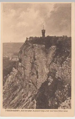 (57618) AK Heldrastein, Aussichtsturm, vor 1945