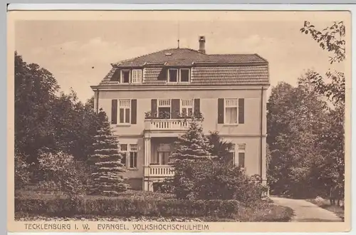 (57579) AK Tecklenburg, Westf., Evangel. Volkshochschulheim, vor 1945