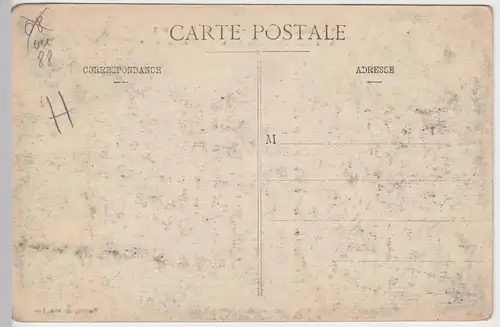 (57386) AK Saint-Pierremont, Lothringen, 1. WK, zerstörte Häuser 1915