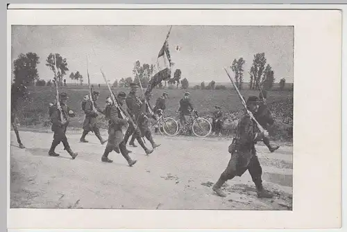 (57361) AK Militaria, 1. WK, französische Soldaten, Feldpostkarte 1914-18