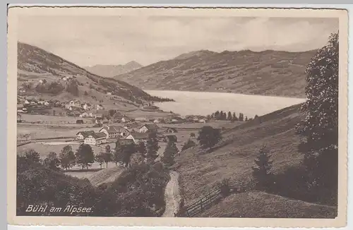 (57322) AK Bühl am Alpsee, Panorama, Feldpost 1915