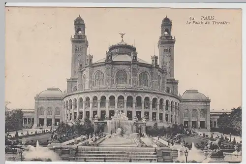 (57304) AK Paris, Palais du Trocadéro 1910
