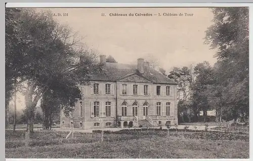 (57295) AK Tour-en-Bessin, Calvados, Chateau de Tour, bis um 1905