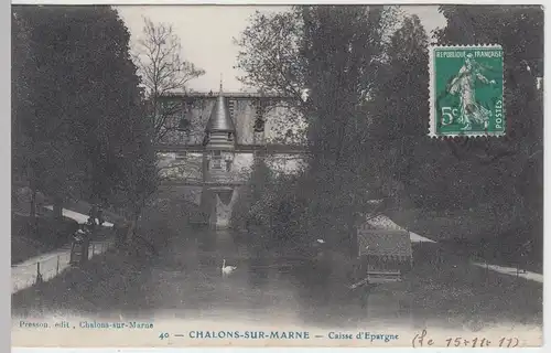 (57294) AK Chalons-en-Champagne, Chalons-sur-Marne, Caisse d'Epargne