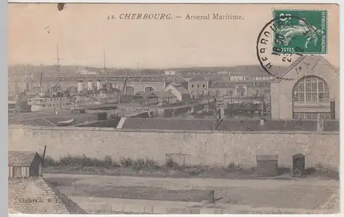 (57290) AK Cherbourg, Arsenal Maritime 1912