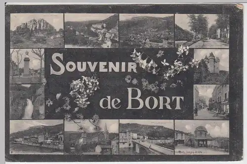 (57289) AK Bort-les-Orgues, Mehrbildkarte 1918