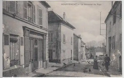 (57284) AK Bouffémont, La descente du Pays, vor 1945