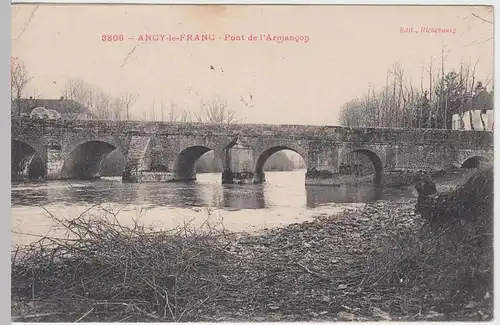(57281) AK Ancy-le-Franc, Pont de l'Armancon 1909