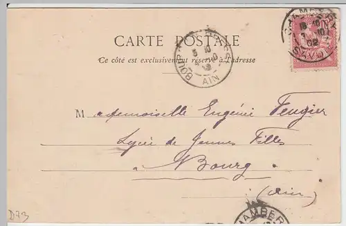 (57280) AK Un Poste Alpin en Savoie 1902