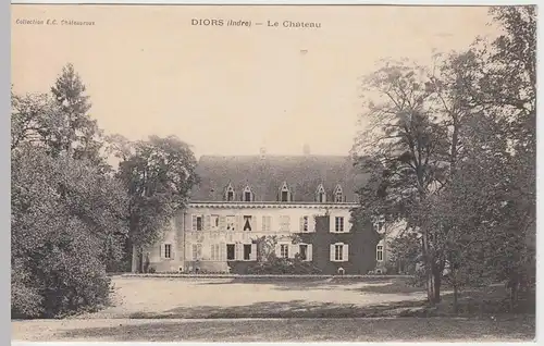(57278) AK Diors, Indre, Schloss, Chateau, vor 1945