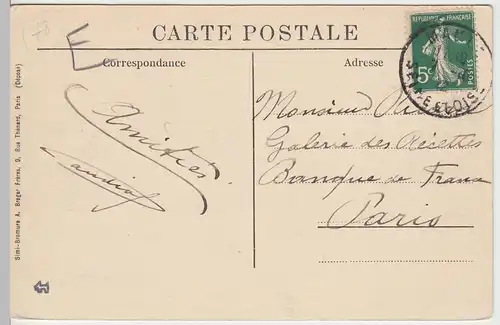 (57251) AK Maule, Ortsansicht, Kirche Saint-Nicolas 1912