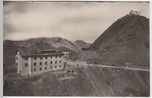 (57233) Foto AK Passo dello Stelvio, Stilfser Joch, Pizzo Garibaldi 1929